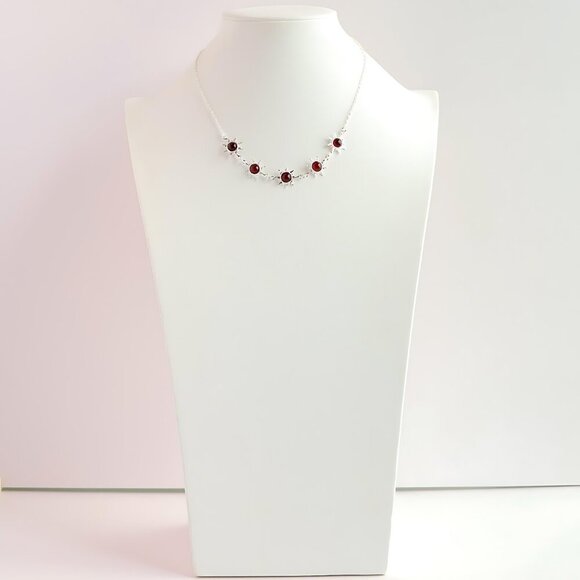 Baltic Amber Sun Charm Necklace in 925 Sterling Silver - Picture 4 of 4